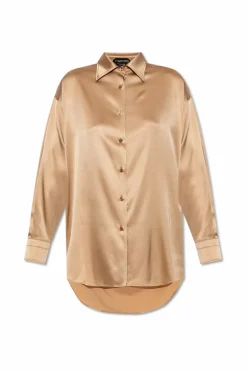 Tom Ford beige Silk shirt