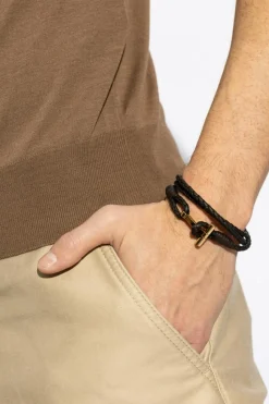 Tom Ford BLACK Leather bracelet