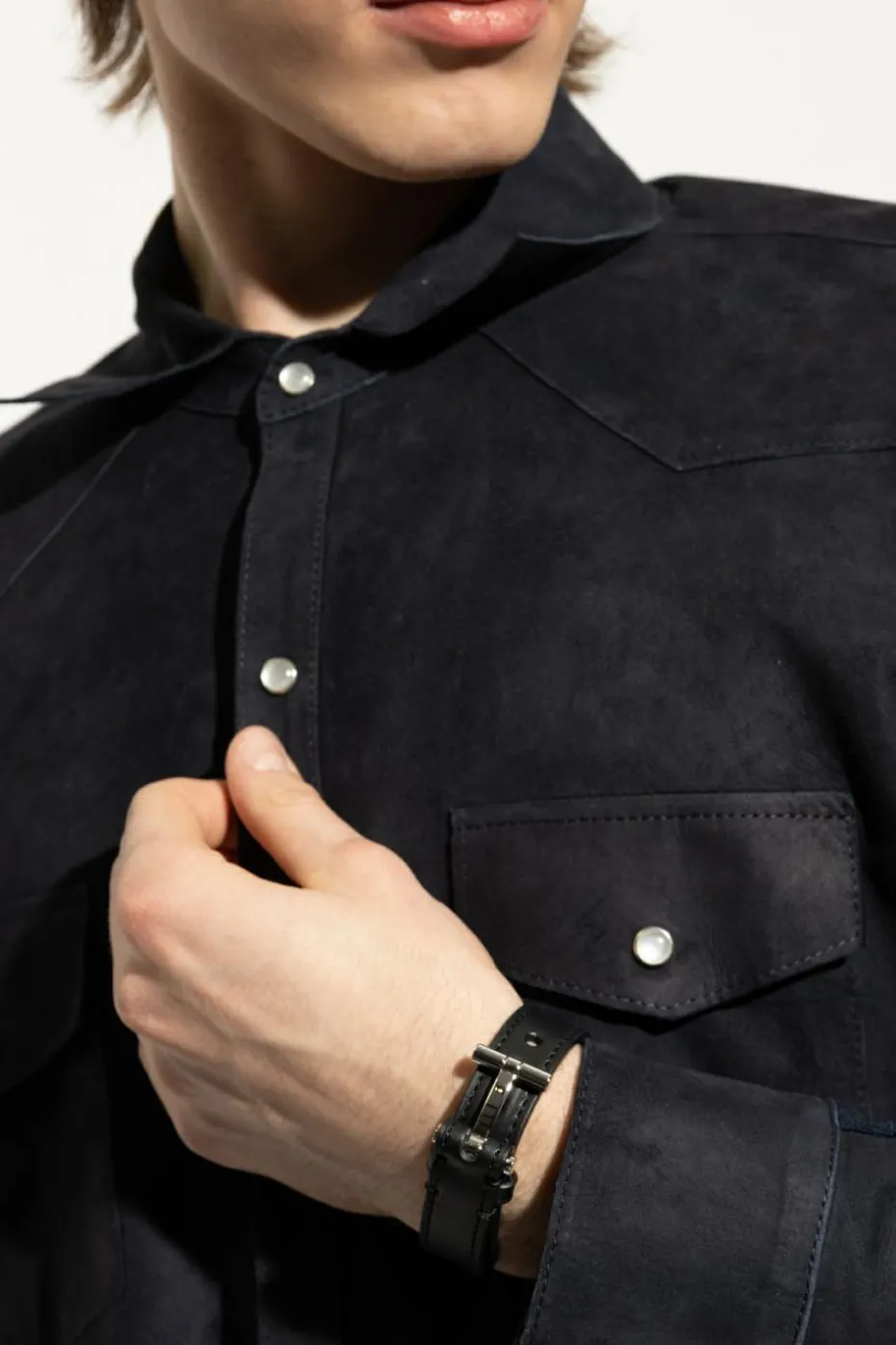 Tom Ford BLACK Leather bracelet