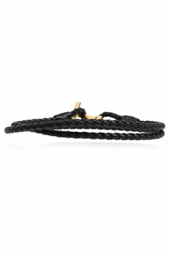 Tom Ford BLACK Leather Bracelet