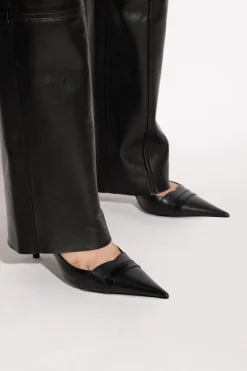Tom Ford BLACK Leather heeled shoes "Eva"