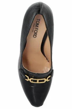 Tom Ford BLACK Leather heeled shoes