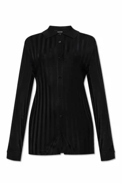 Tom Ford BLACK Shirt with stripe pattern
