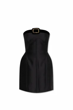 Tom Ford BLACK Short dress with bare shoulders