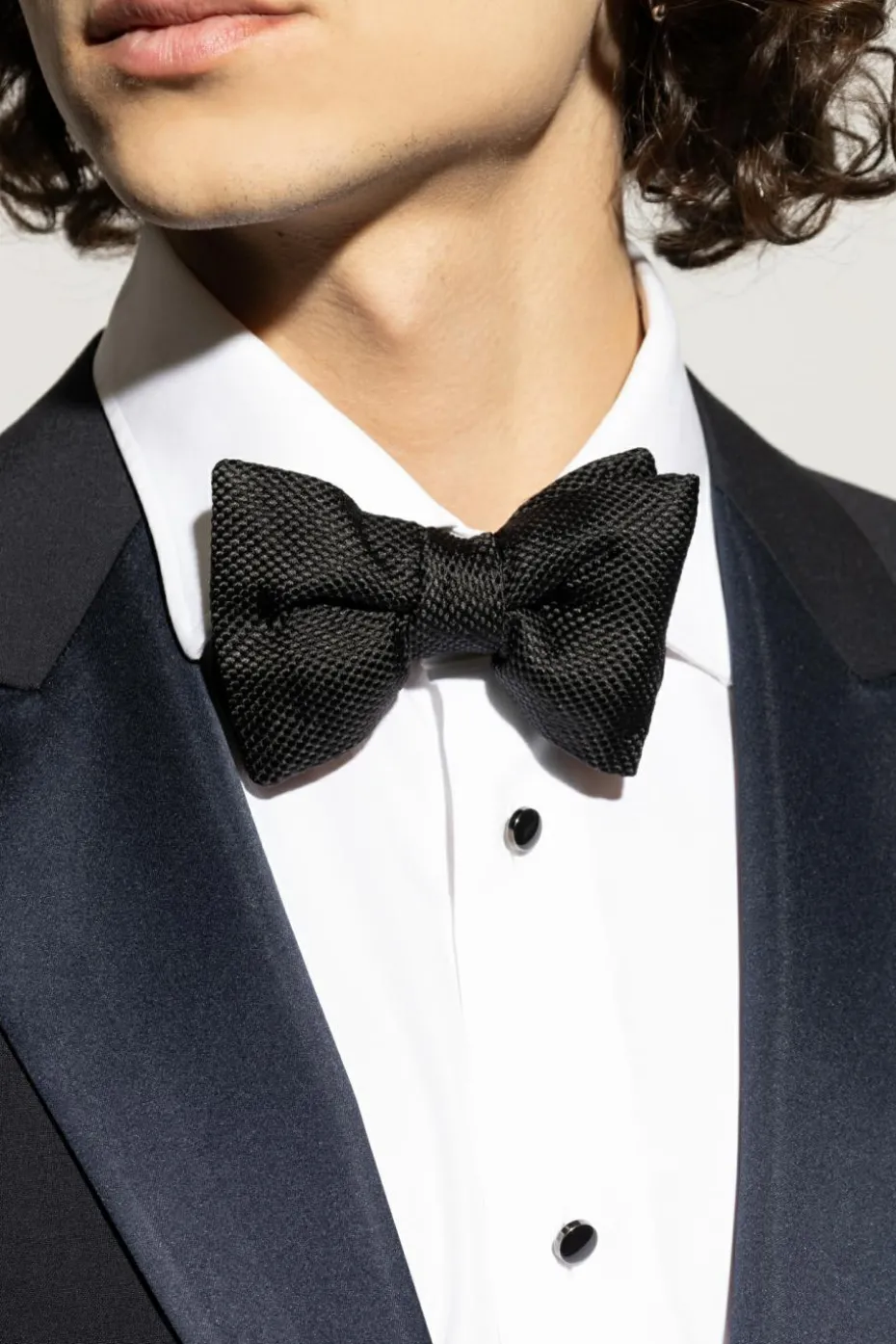 Tom Ford BLACK Silk bow tie