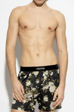 Tom Ford BLACK Silk lingerie shorts