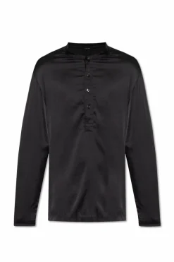 Tom Ford BLACK Silk pyjama top