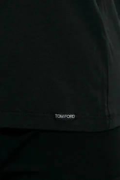 Tom Ford BLACK T-shirt with logo