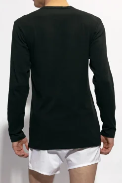 Tom Ford BLACK T-shirt with logo
