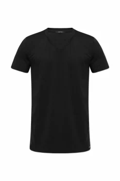 Tom Ford BLACK Undershirt T-shirt with V-neck