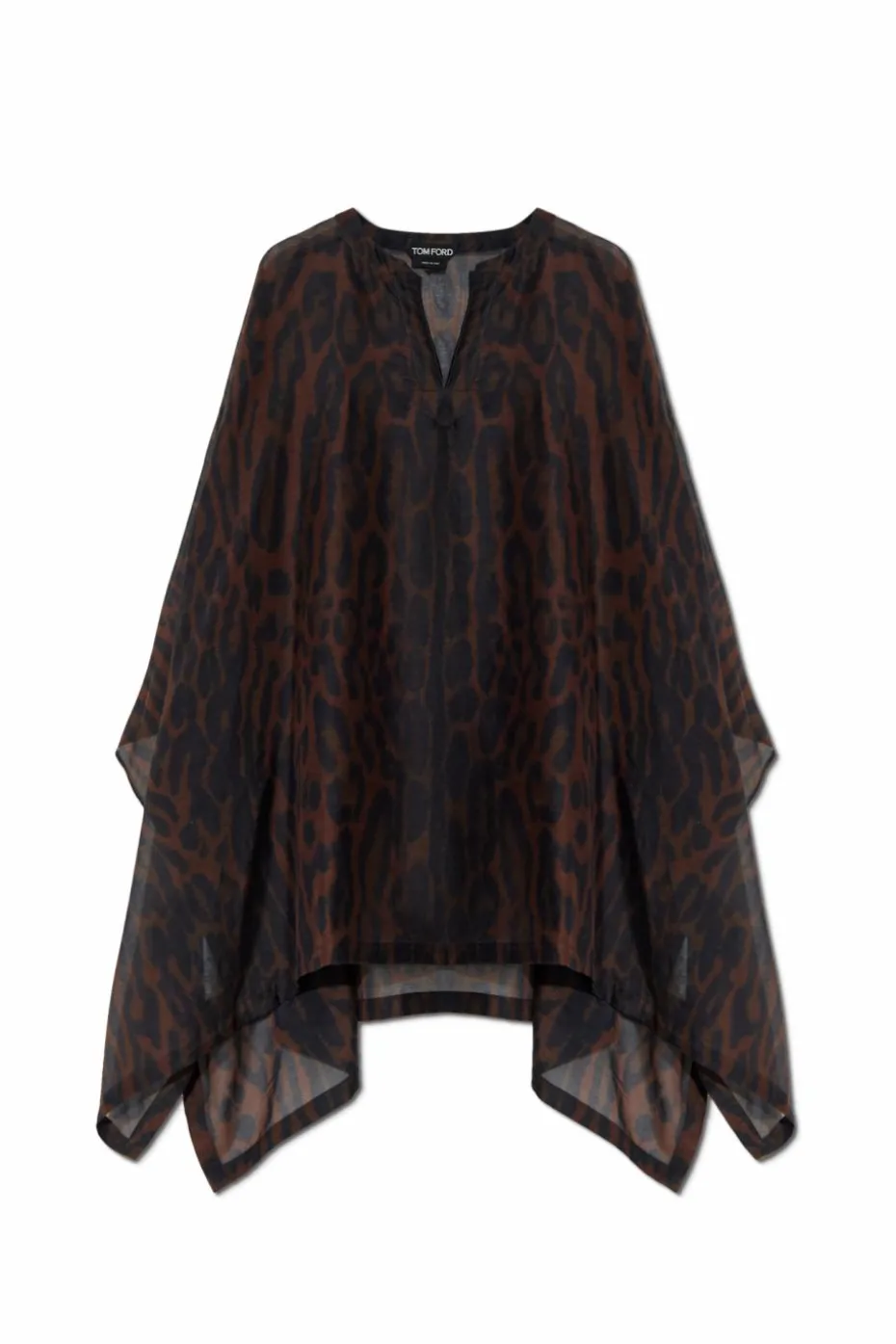Tom Ford BROWN Animal print dress