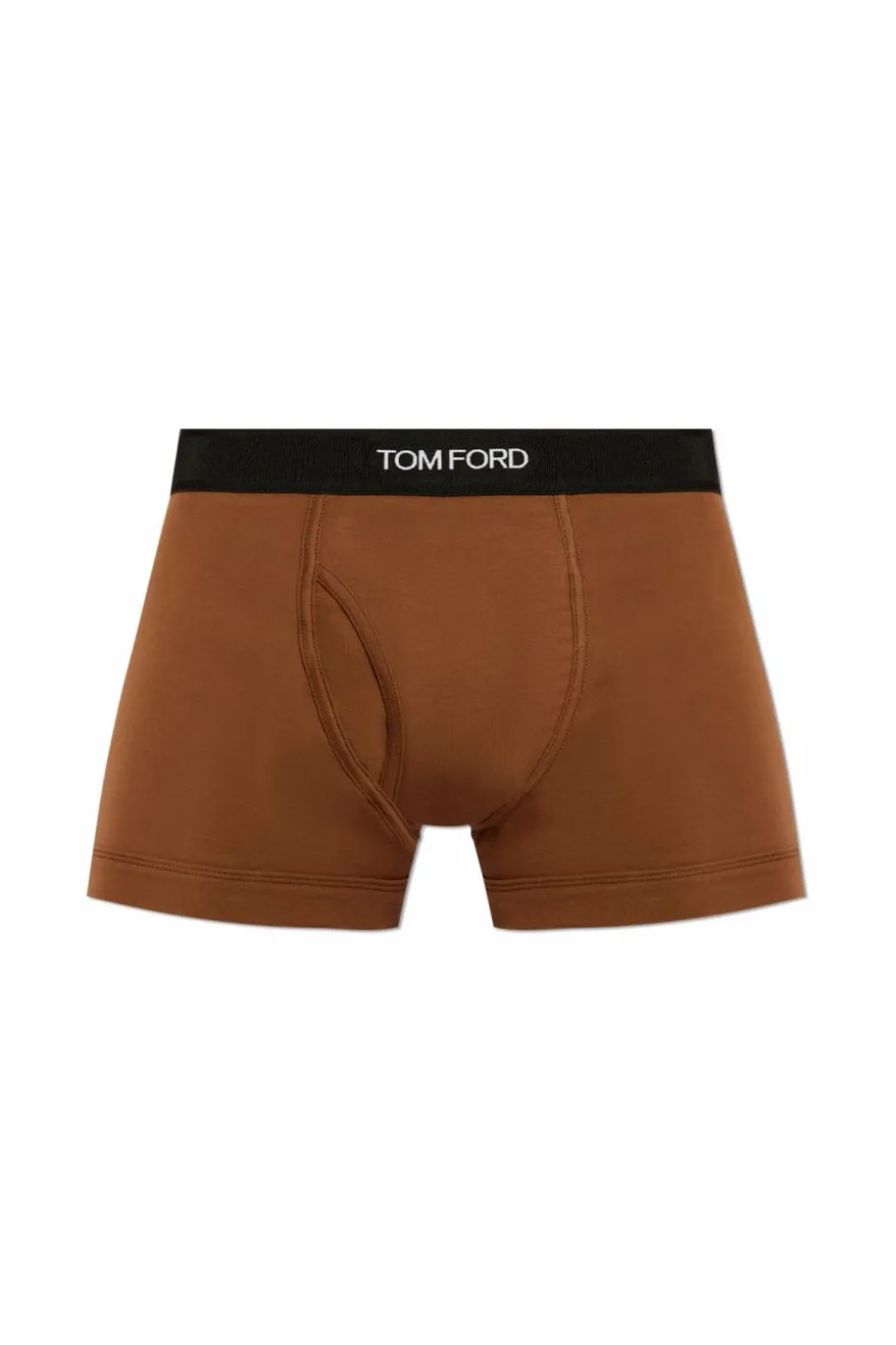 Tom Ford BROWN Boxer shorts with logo