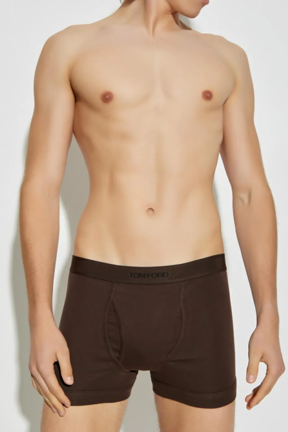 Tom Ford BROWN Boxers with logo