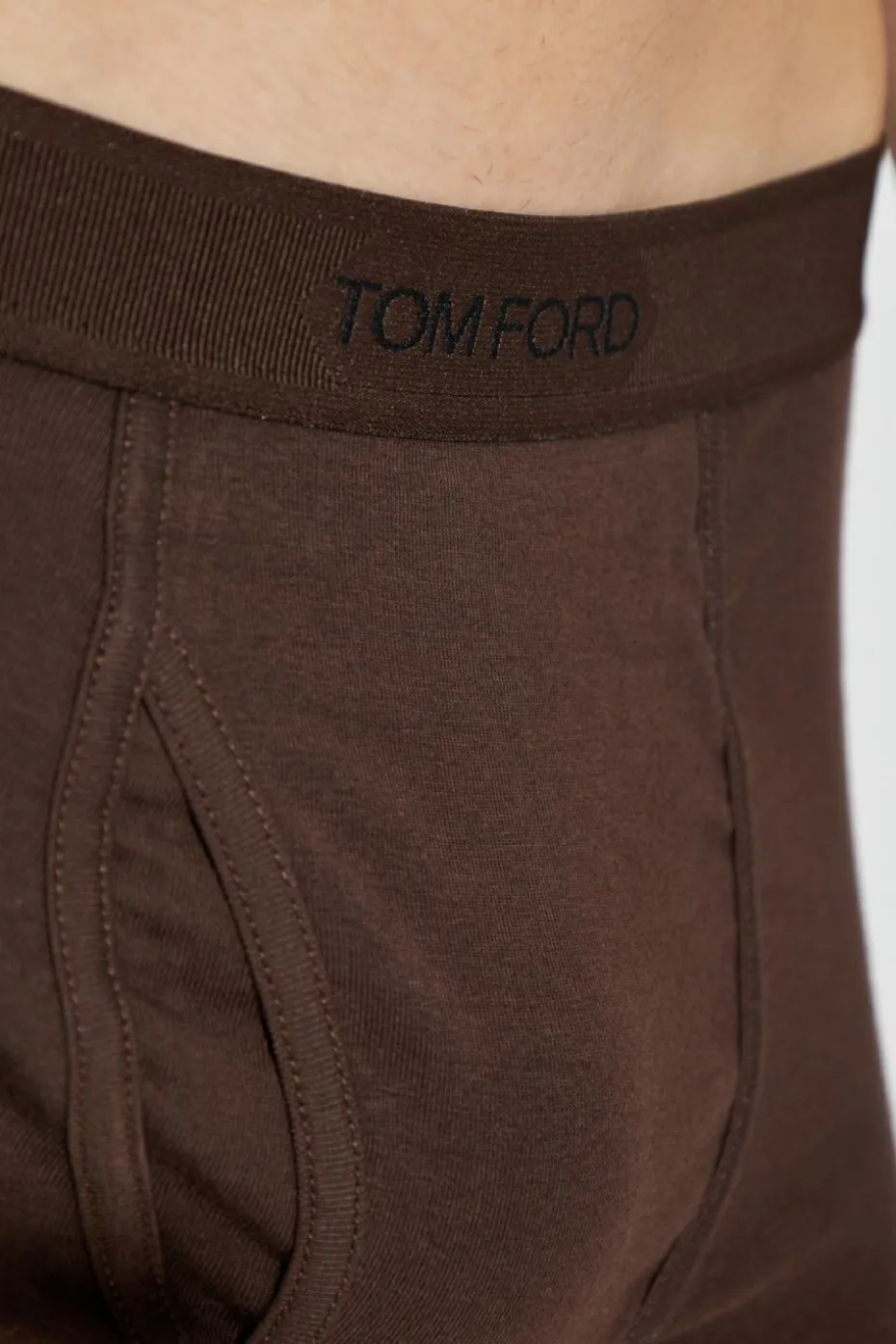 Tom Ford BROWN Boxers with logo