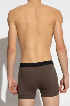 Tom Ford BROWN Boxers with logo