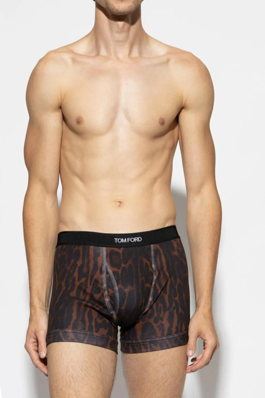 Tom Ford BROWN Boxers with logo