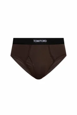 Tom Ford BROWN Briefs with logo