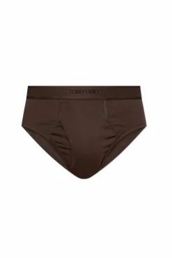 Tom Ford BROWN Briefs with logo