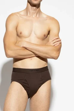 Tom Ford BROWN Briefs with logo