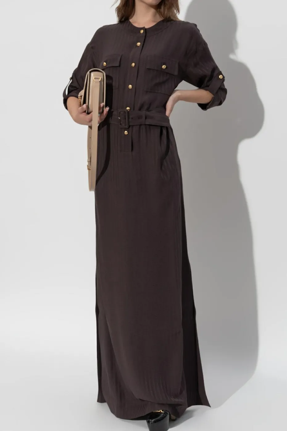 Tom Ford BROWN Dress with belt