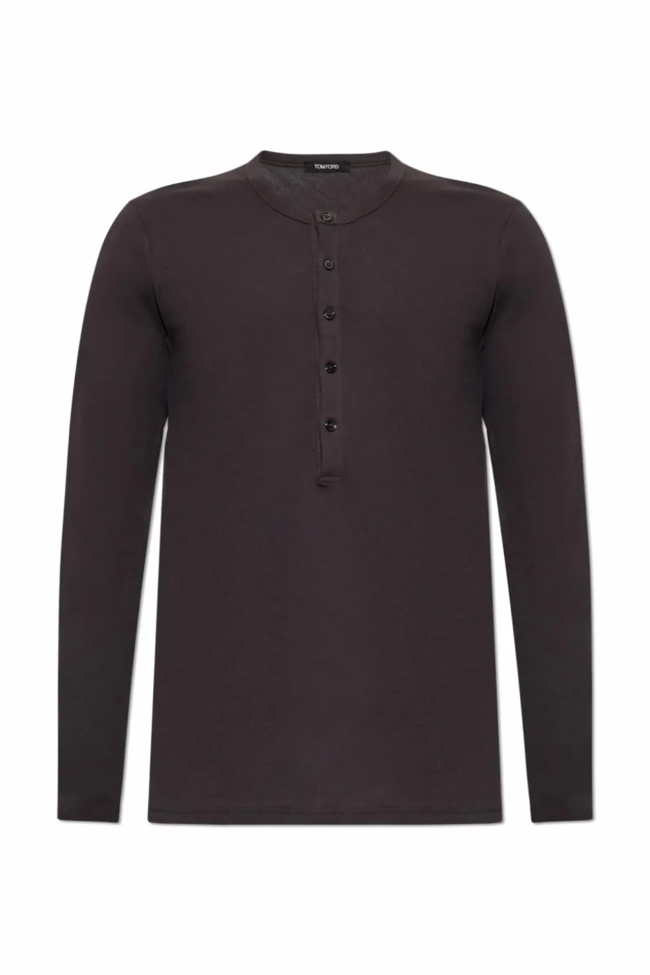 Tom Ford BROWN Long sleeve T-shirt