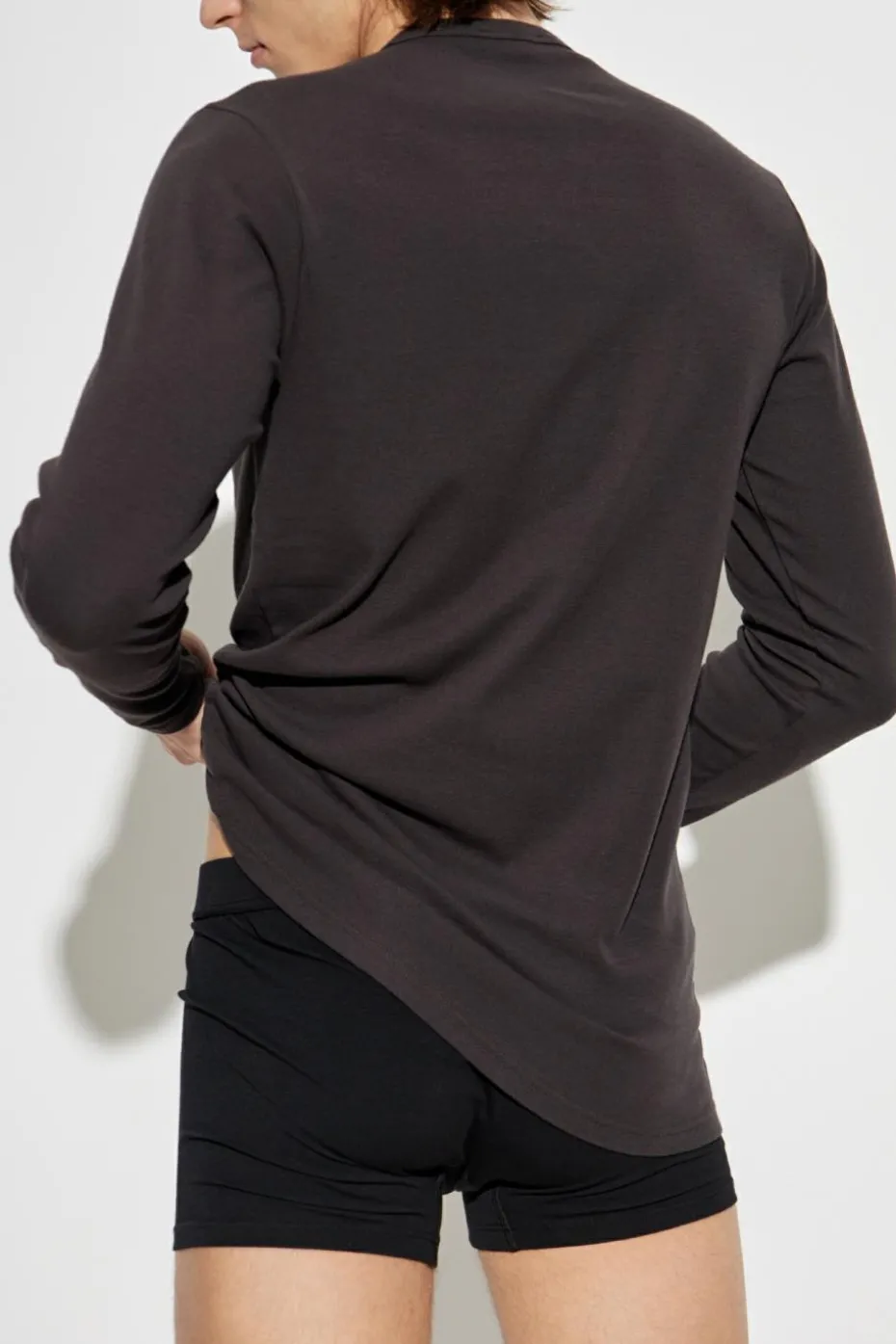 Tom Ford BROWN Long sleeve T-shirt
