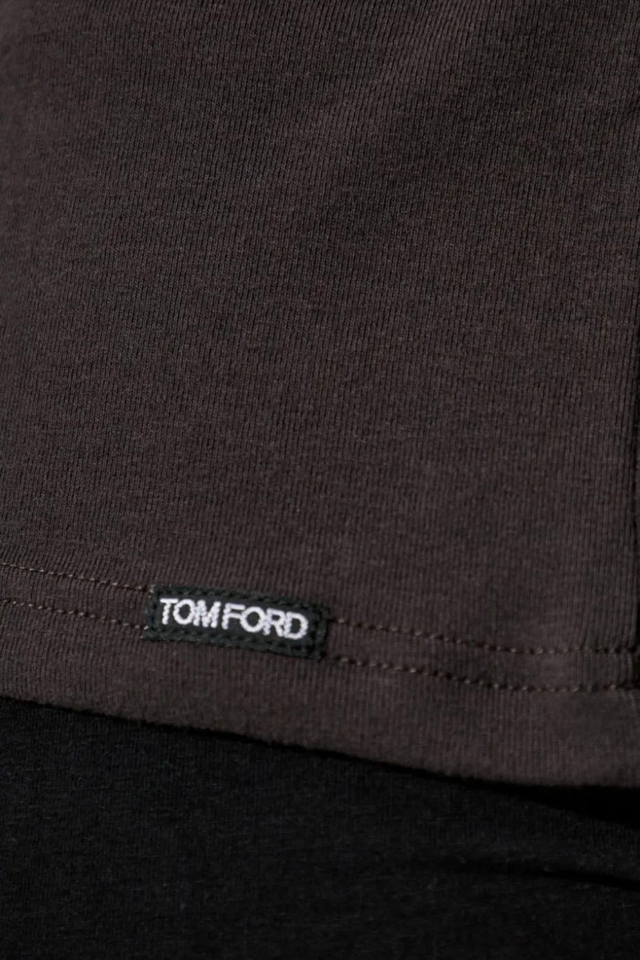 Tom Ford BROWN Long sleeve T-shirt