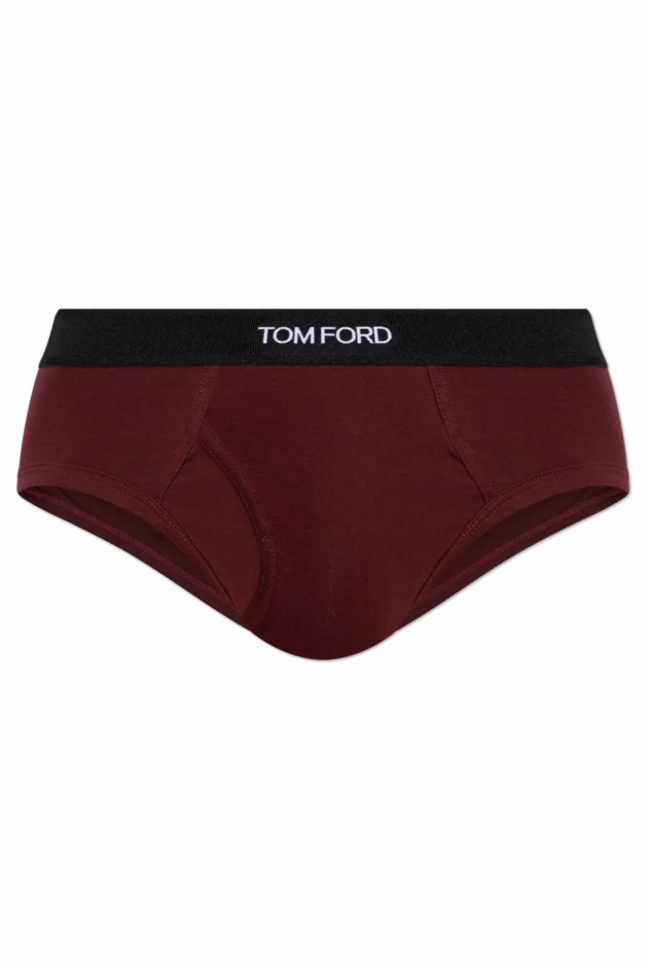 Tom Ford BURGUNDY Briefs with logo