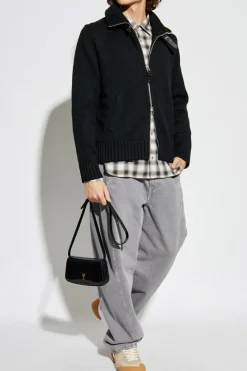 Tom Ford cream Plaid pattern shirt
