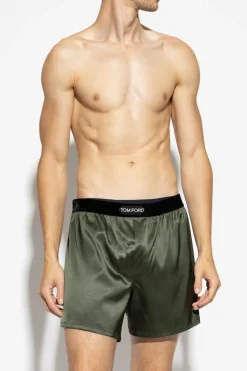 Tom Ford GREEN Boxers with logo