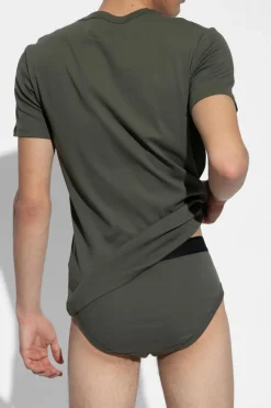 Tom Ford GREEN T-shirt with logo