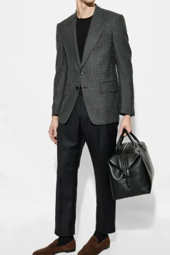 Tom Ford GREY Houndstooth Blazer