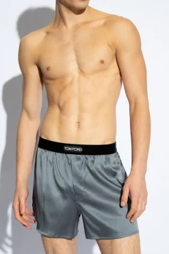 Tom Ford GREY Silk boxers