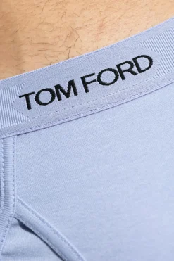 Tom Ford light blue Briefs with logo