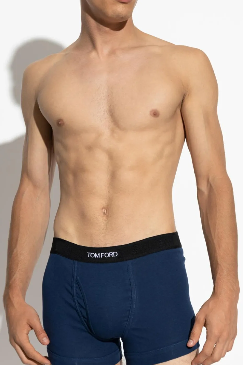 Tom Ford NAVY BLUE Boxers with logo