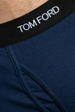 Tom Ford NAVY BLUE Boxers with logo