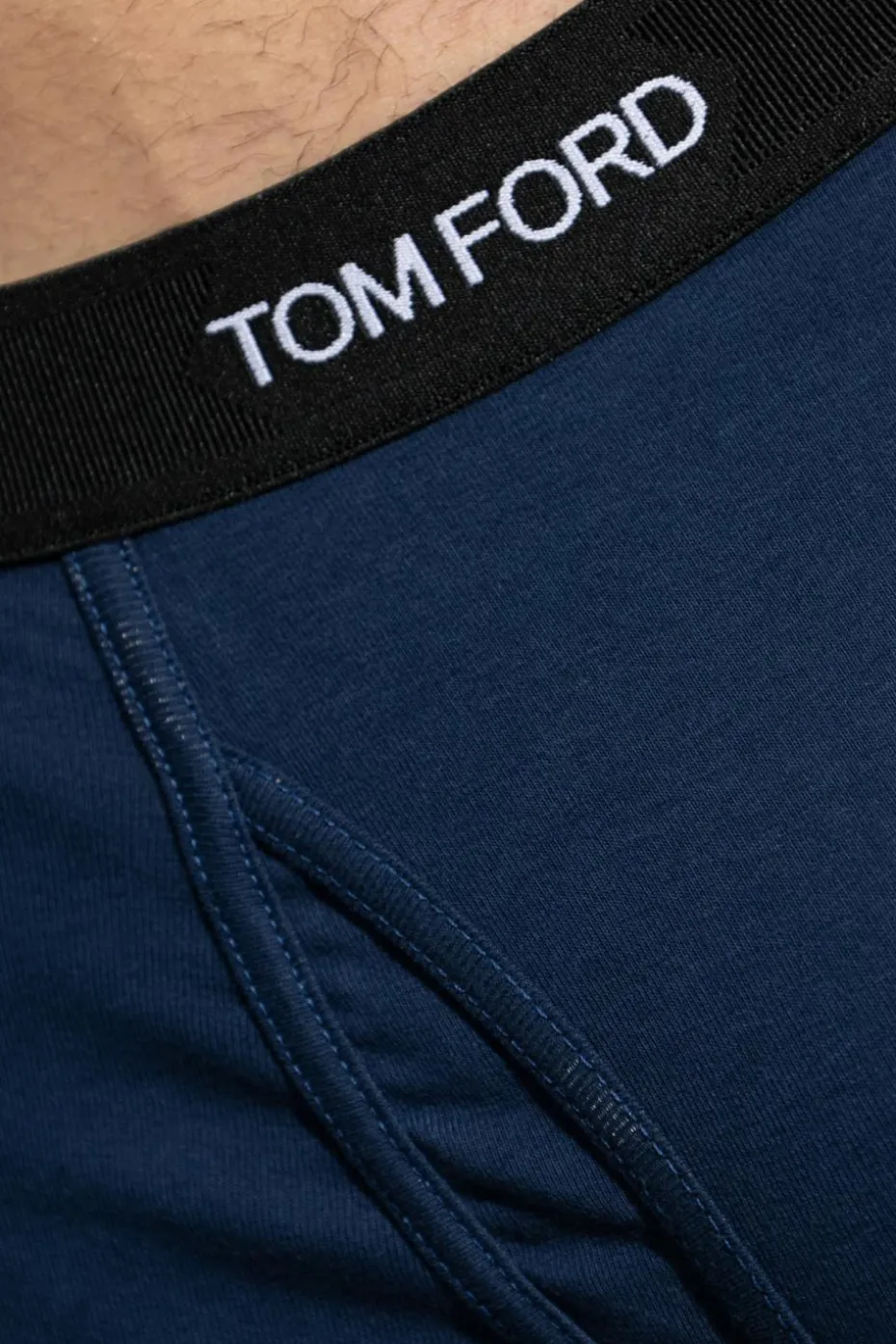 Tom Ford NAVY BLUE Boxers with logo