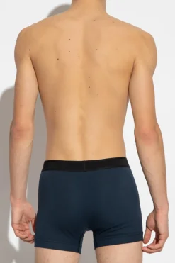 Tom Ford NAVY BLUE Boxers with logo