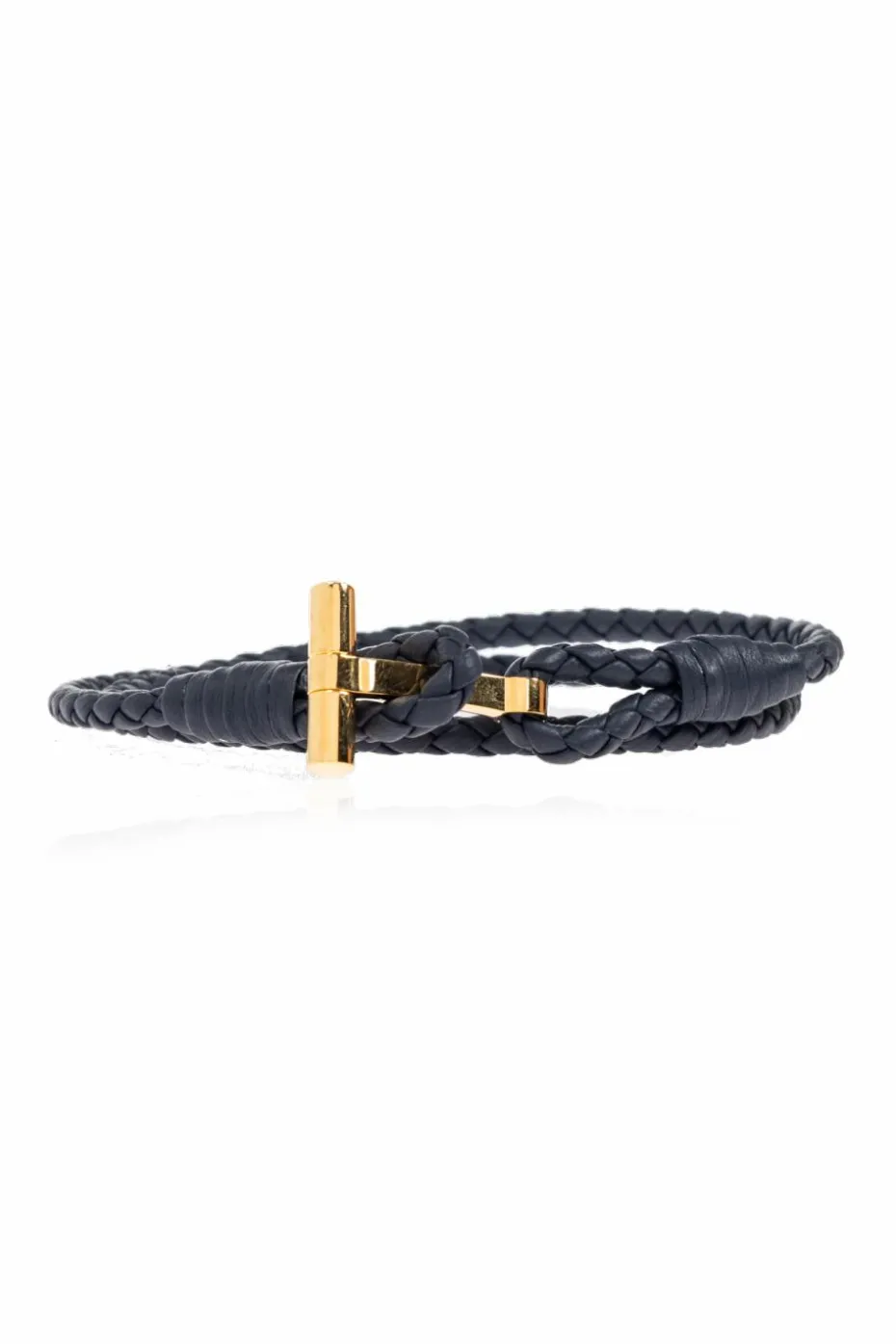 Tom Ford NAVY BLUE Leather bracelet