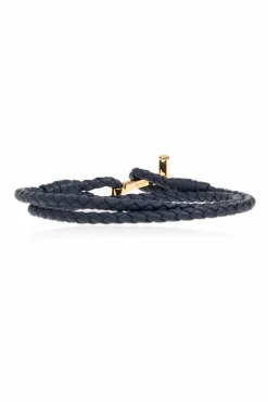 Tom Ford NAVY BLUE Leather bracelet
