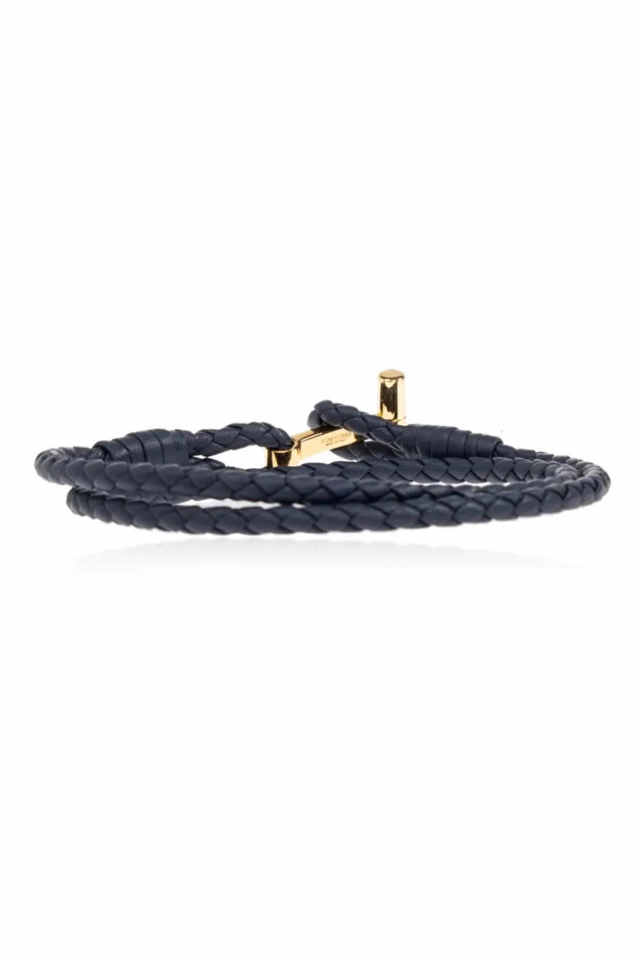 Tom Ford NAVY BLUE Leather bracelet