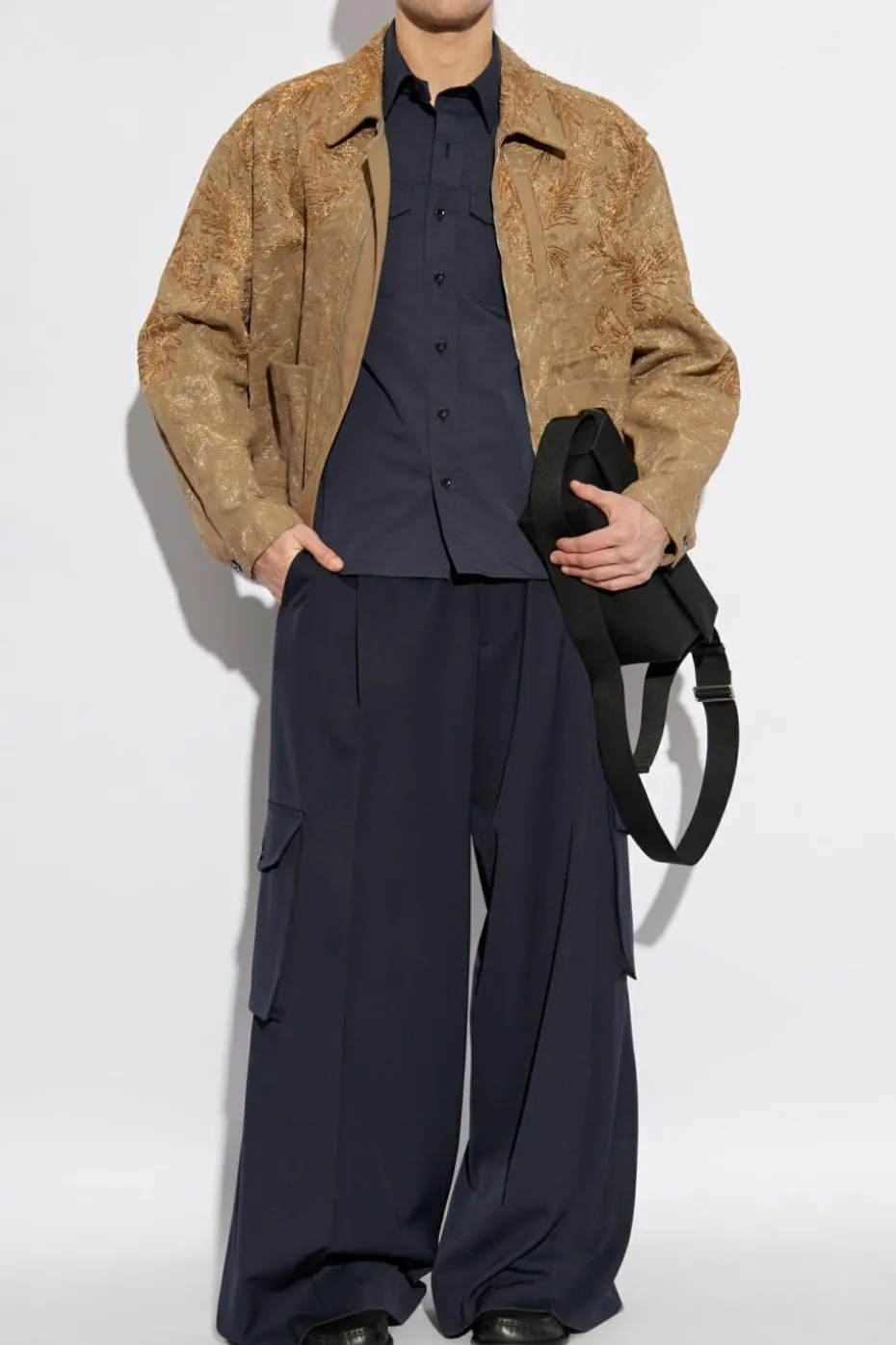 Tom Ford NAVY BLUE Shirt with Pockets