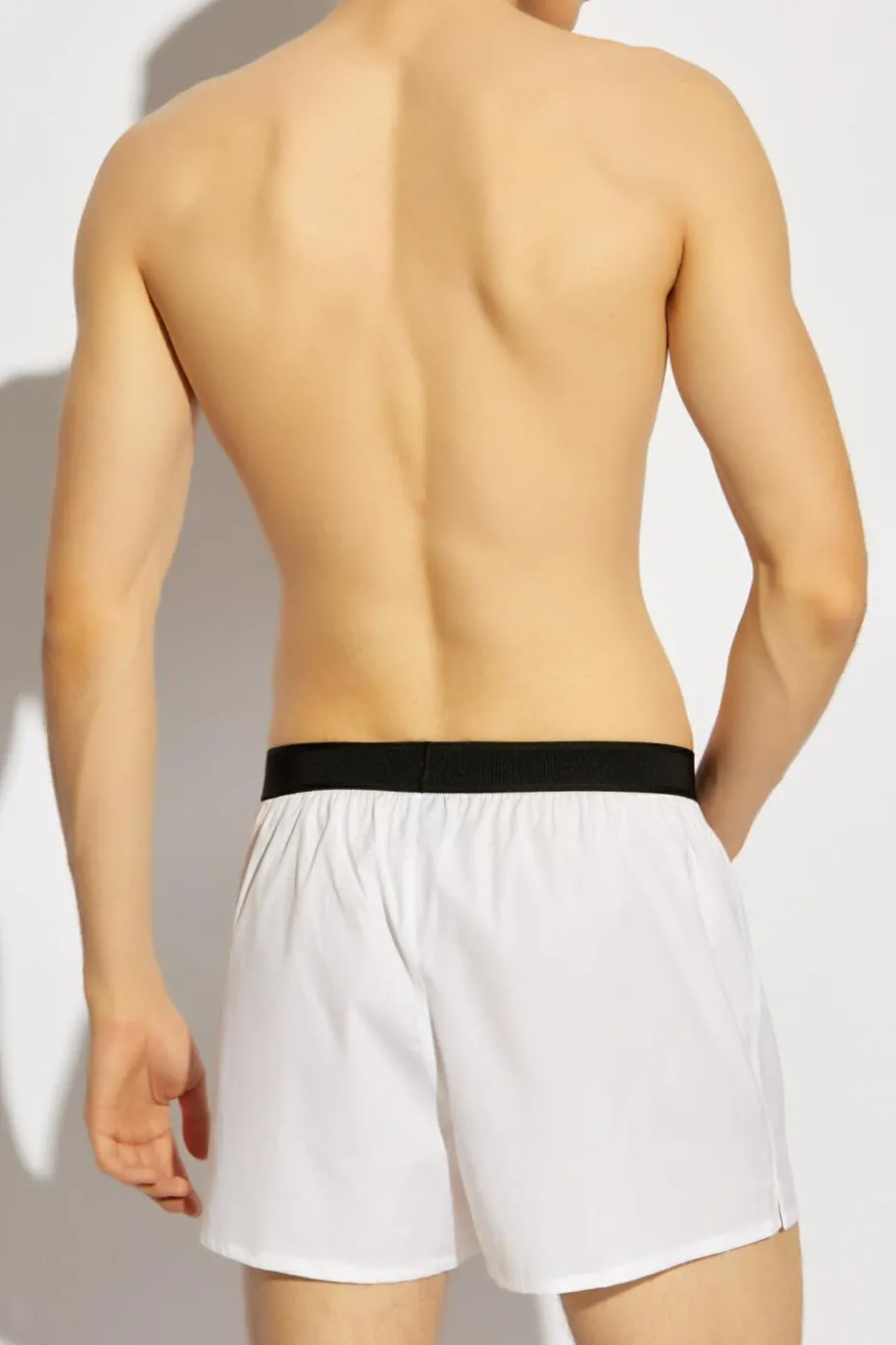 Tom Ford WHITE Boxer shorts with logo