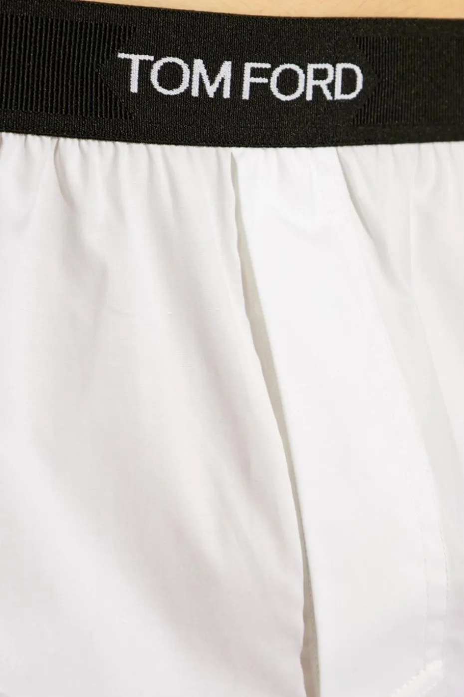 Tom Ford WHITE Boxer shorts with logo