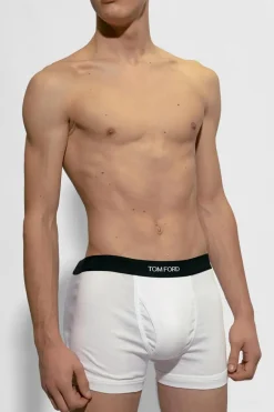Tom Ford WHITE Boxers with logo