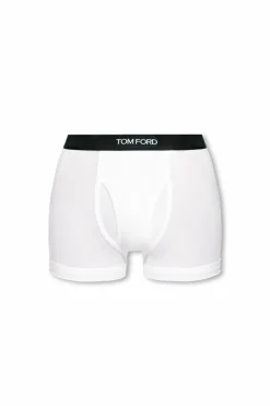 Tom Ford WHITE Boxers with logo