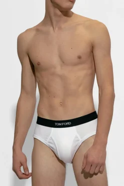 Tom Ford WHITE Briefs with logo