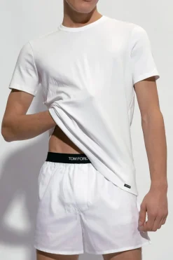 Tom Ford WHITE Cotton T-shirt