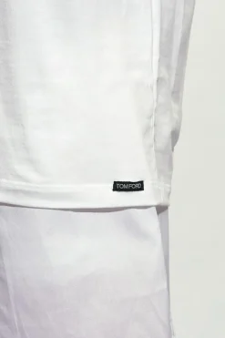 Tom Ford WHITE T-shirt with logo