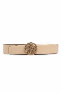 Tory Burch beige Leather belt